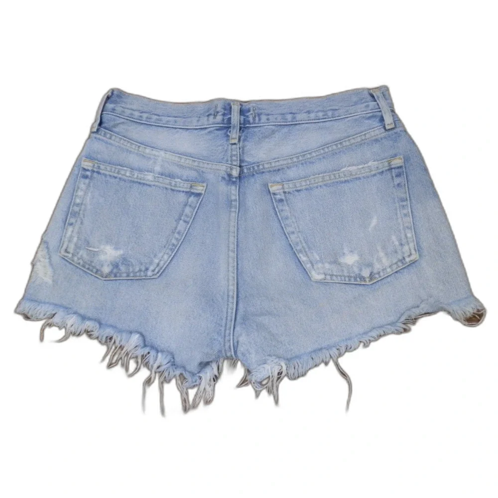 Agolde Los Angeles Parker Vintage Cut Off Denim Jean Shorts Women's Size 26